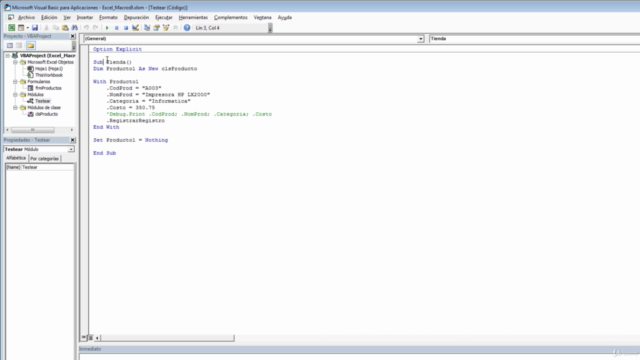 Macros y VBA para Excel desde cero – Screenshot 1