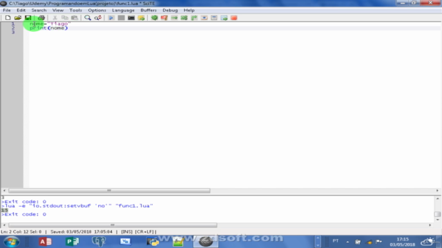 Programando em Lua – Screenshot 3