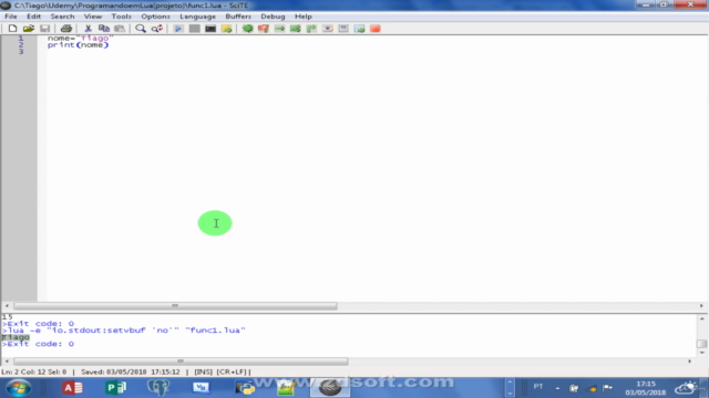 Programando em Lua – Screenshot 4