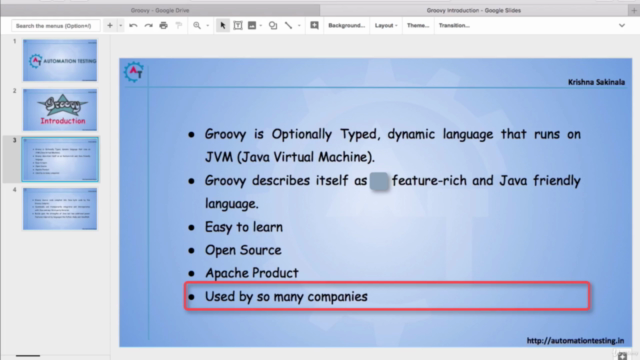 Groovy Fundamentals For Testers - Step By Step – Screenshot 3