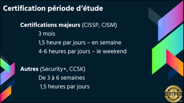 Certification sécurité Guide pour réussir au premier essai ! – Screenshot 3