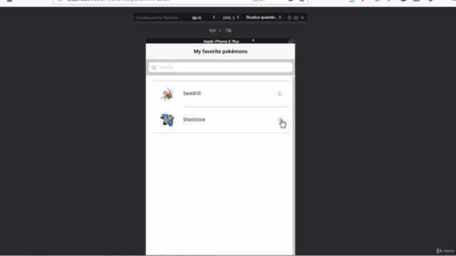 IONIC framework con javascript e angular – Screenshot 3