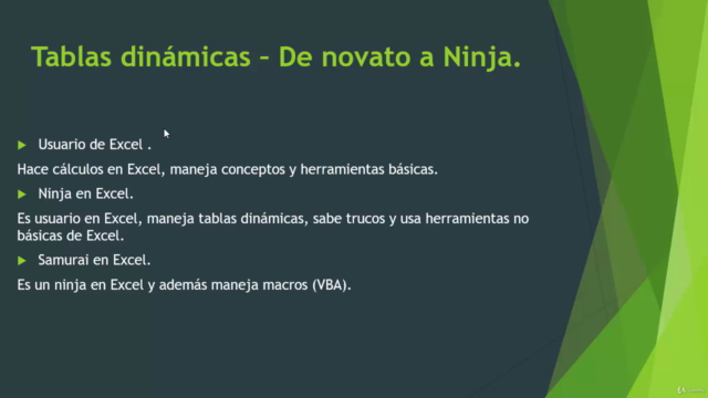 Tablas dinámicas - De Novato a Ninja. – Screenshot 1