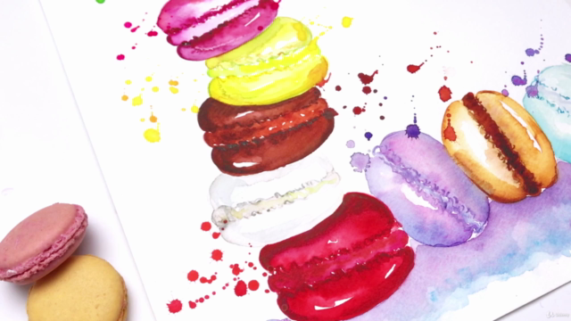 Painting Sweet Treats with Watercolor – Screenshot 4