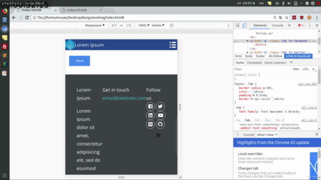 Build Modern Responsive Website with JavaScript – Screenshot 3
