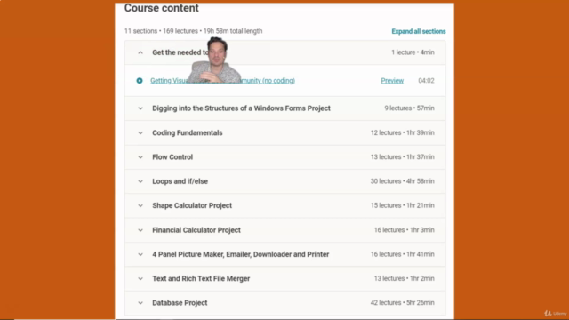 Learn C# with Windows Forms and a Variety of Projects – Screenshot 1