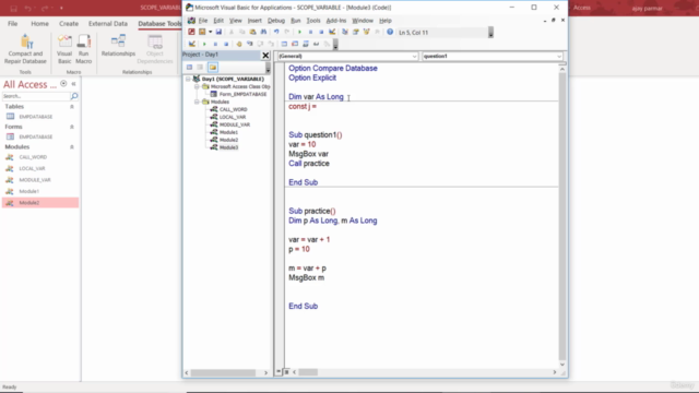 Access VBA (Basic to Super Advance - 40 Hours) – Screenshot 1