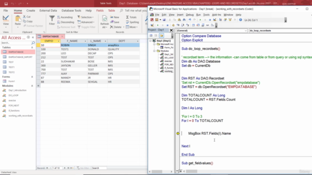 Access VBA (Basic to Super Advance - 40 Hours) – Screenshot 2