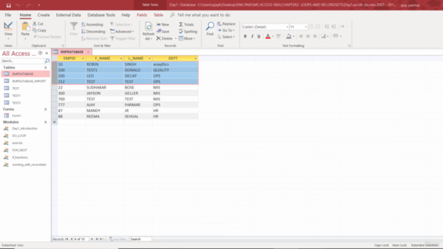 Access VBA (Basic to Super Advance - 40 Hours) – Screenshot 4
