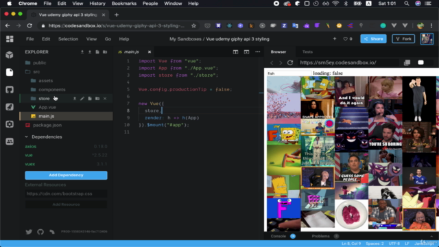 Vue.js + Vuex を使用したモダンフロントエンド開発 – Screenshot 1