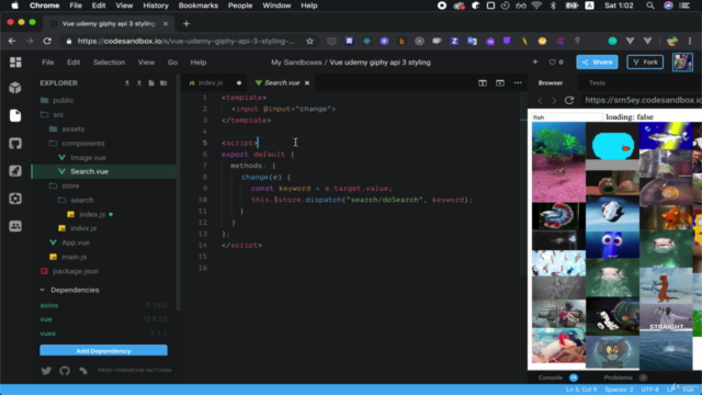 Vue.js + Vuex を使用したモダンフロントエンド開発 – Screenshot 3