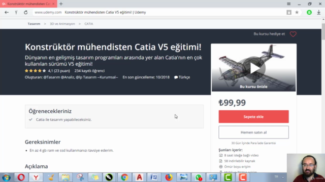 Catia V5 eğitimini Tasarım Mühendisinden alın! – Screenshot 1