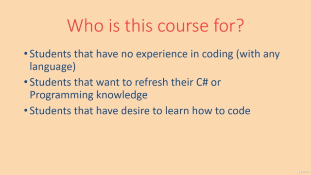 Programming Fundamentals - The Basics with C# for Beginners – Screenshot 4