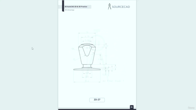 72 AutoCAD 2D & 3D Drawings and Practical Projects - Screenshot_04