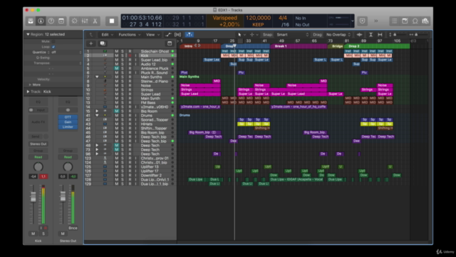 Logic Pro X: EDM Electronic Music Production in Logic Pro X - Screenshot_01