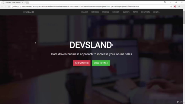 Bootstrap: Build a modern Responsive website with bootstrap – Screenshot 1