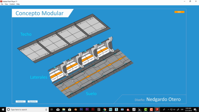 Escenario Sci-Fi Modular para Game o Realidad Virtual – Screenshot 1