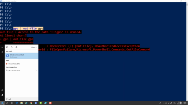 Powershell complet pour les débutants – Screenshot 2