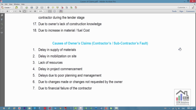 Contracts, Delays and Claims with Primavera P6 - Screenshot_03
