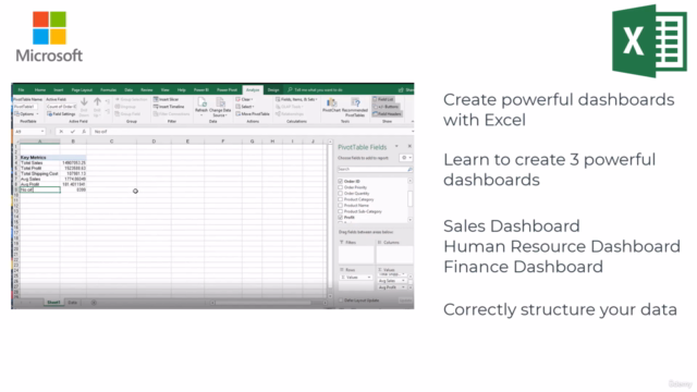 Excel Interactive Dashboards and Data Analysis – Screenshot 2