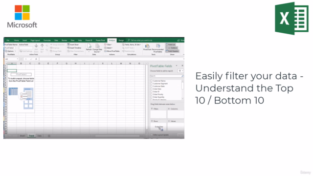 Excel Interactive Dashboards and Data Analysis – Screenshot 3