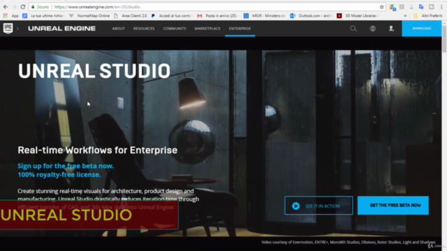 Da Vray a Unreal Engine 4 – Screenshot 1