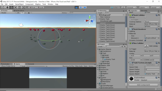 Unity 3D location based game development with Mapbox – Screenshot 3
