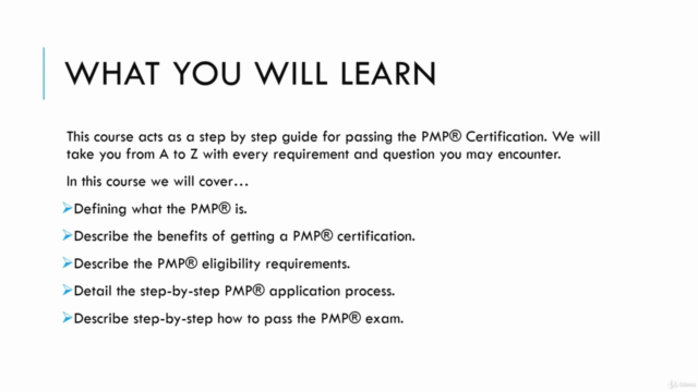 PMP Certification Training Bootcamp + PMP Exam Questions – Screenshot 2