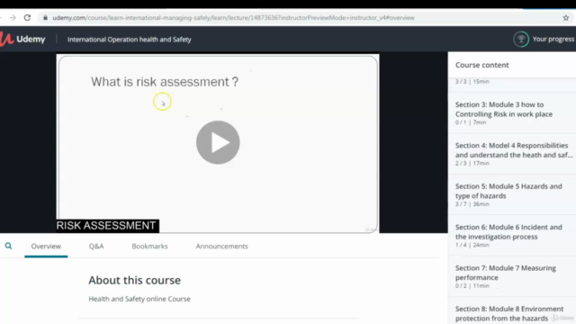 Health and Safety course – Screenshot 4