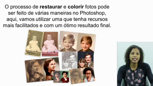 Photoshop CC - Restaurar e Colorir Fotos – Screenshot 1