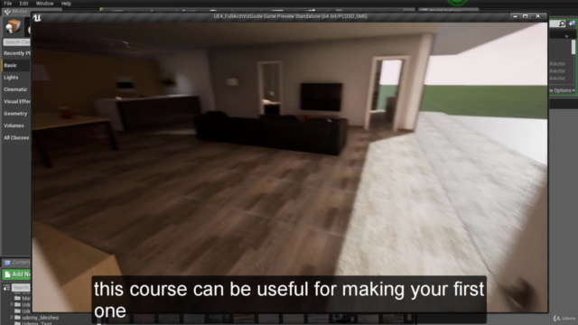 Unreal engine 4: Make your first ArchViz Project (ITA/ENG) – Screenshot 1