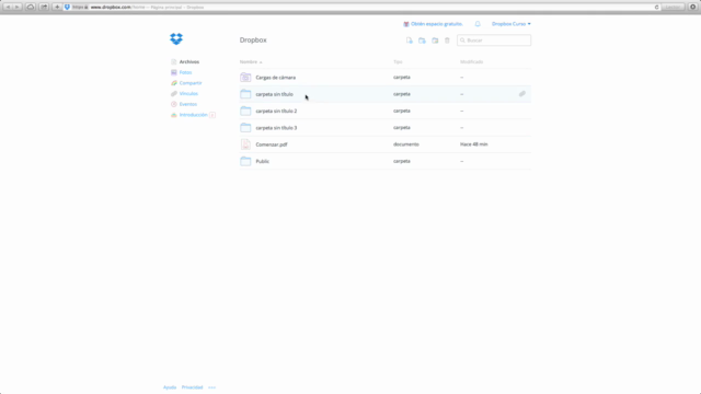 Curso Dropbox, utilidades inimaginables de la nube – Screenshot 2