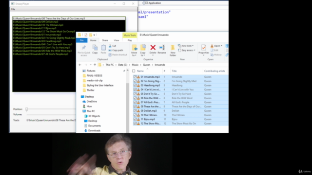 Program a Media-Player in C# – Screenshot 1