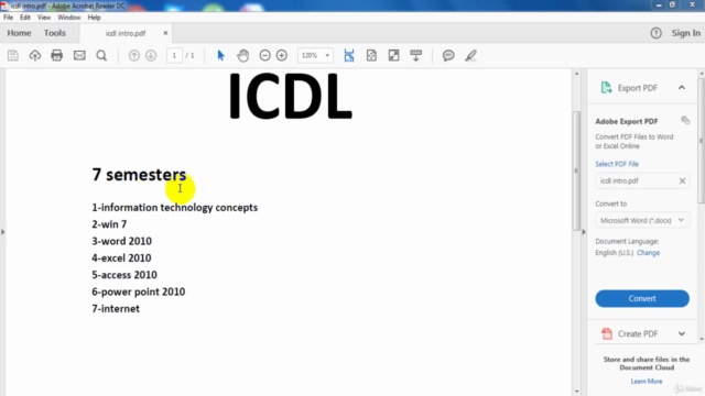ICDL الرخصه الدوليه لقياده الحاسوب – Screenshot 1