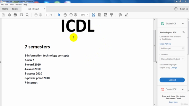 ICDL الرخصه الدوليه لقياده الحاسوب – Screenshot 3