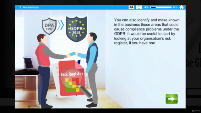 Implementing GDPR – Screenshot 2