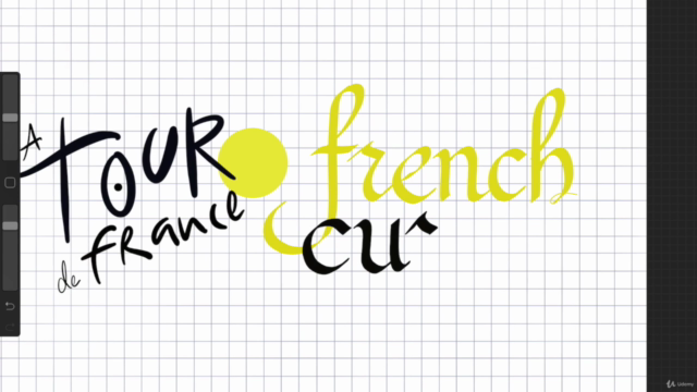 French Cursive Calligraphy Masterclass – Screenshot 1