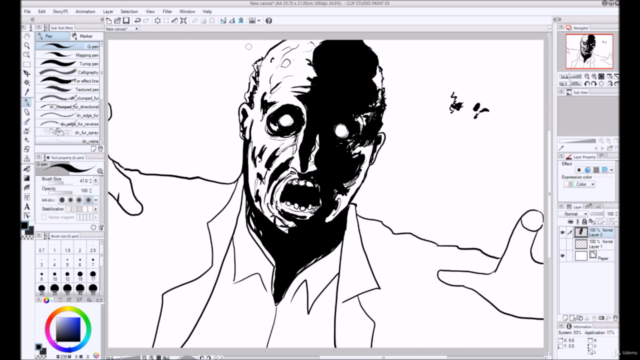 How to draw in the "Walking Dead" style – Screenshot 2