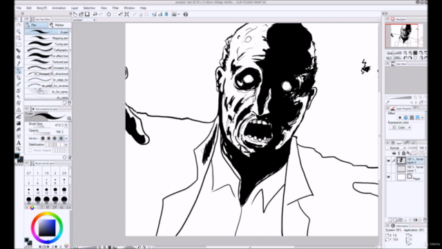How to draw in the "Walking Dead" style – Screenshot 3