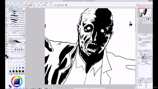 How to draw in the "Walking Dead" style – Screenshot 4