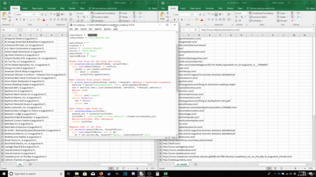 Scraping data from Google search results – Screenshot 1