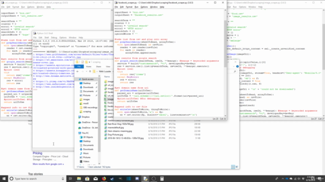 Scraping data from Google search results – Screenshot 4