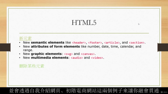 最適合初學者的網頁設計課程-HTML & CSS教學 – Screenshot 3