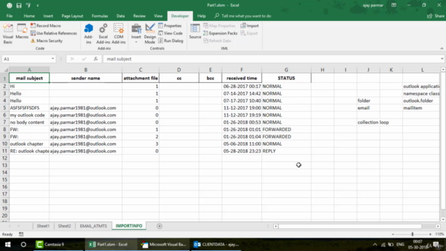 Excel VBA Connecting Outlook Application - Super advance – Screenshot 1