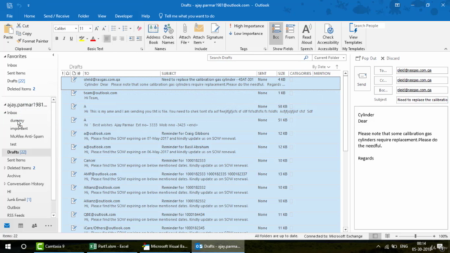 Excel VBA Connecting Outlook Application - Super advance – Screenshot 2
