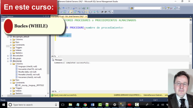 SQL Server: Programando Procedimientos, Triggers y funciones – Screenshot 1