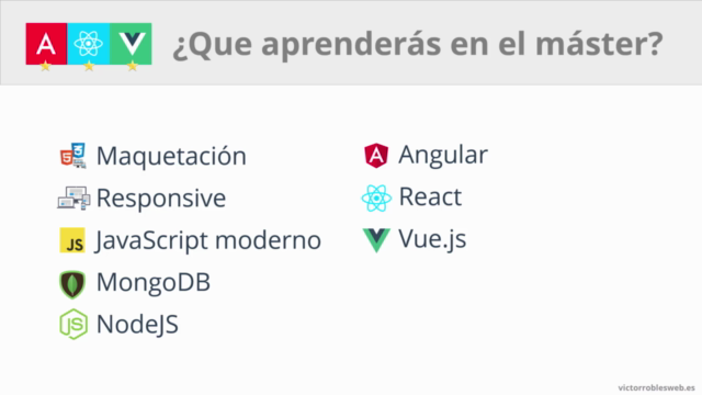 Master en Frameworks JavaScript: Aprende Angular, React, Vue - Screenshot_02