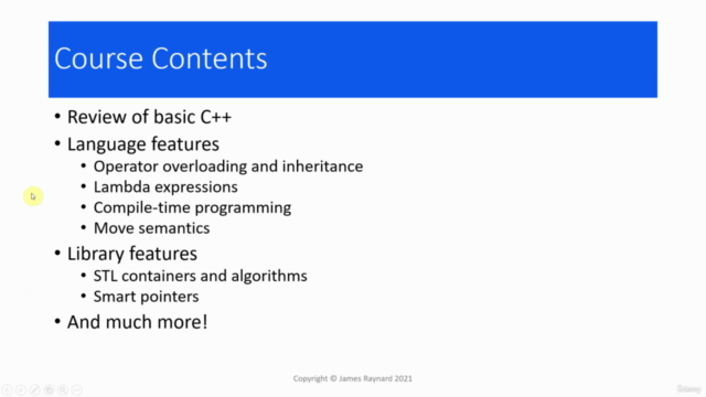 Learn Advanced Modern C++ – Screenshot 2
