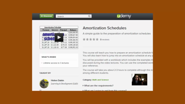 8. Amortization Schedules – Screenshot 2