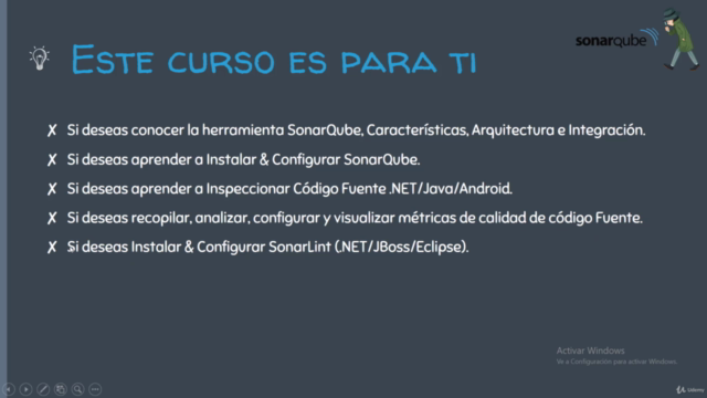 Gestionar la Calidad del Código Fuente con SonarQube – Screenshot 4
